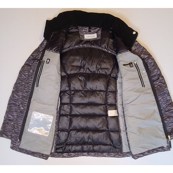 CALVIN KLEIN Coat Women's Medium Puffer Down Coat NO HOOD - Picture 11 of 14